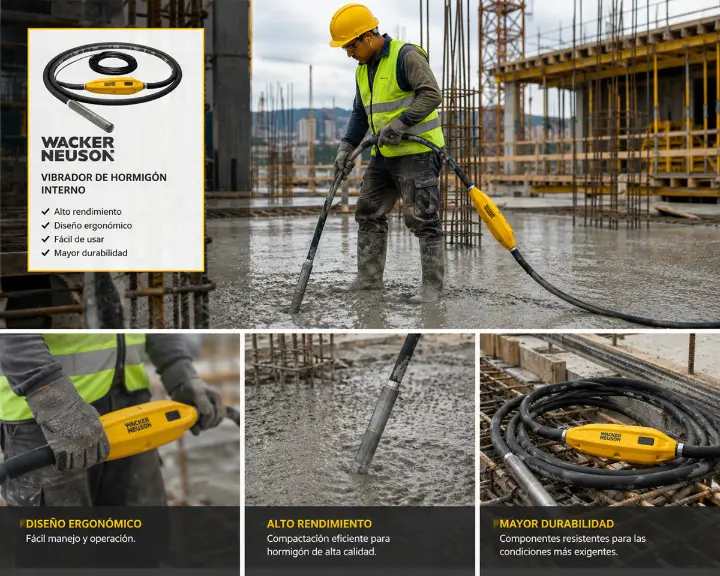 Vibradores_Hormigón_WN Vibradores de Hormigón Wacker Neuson